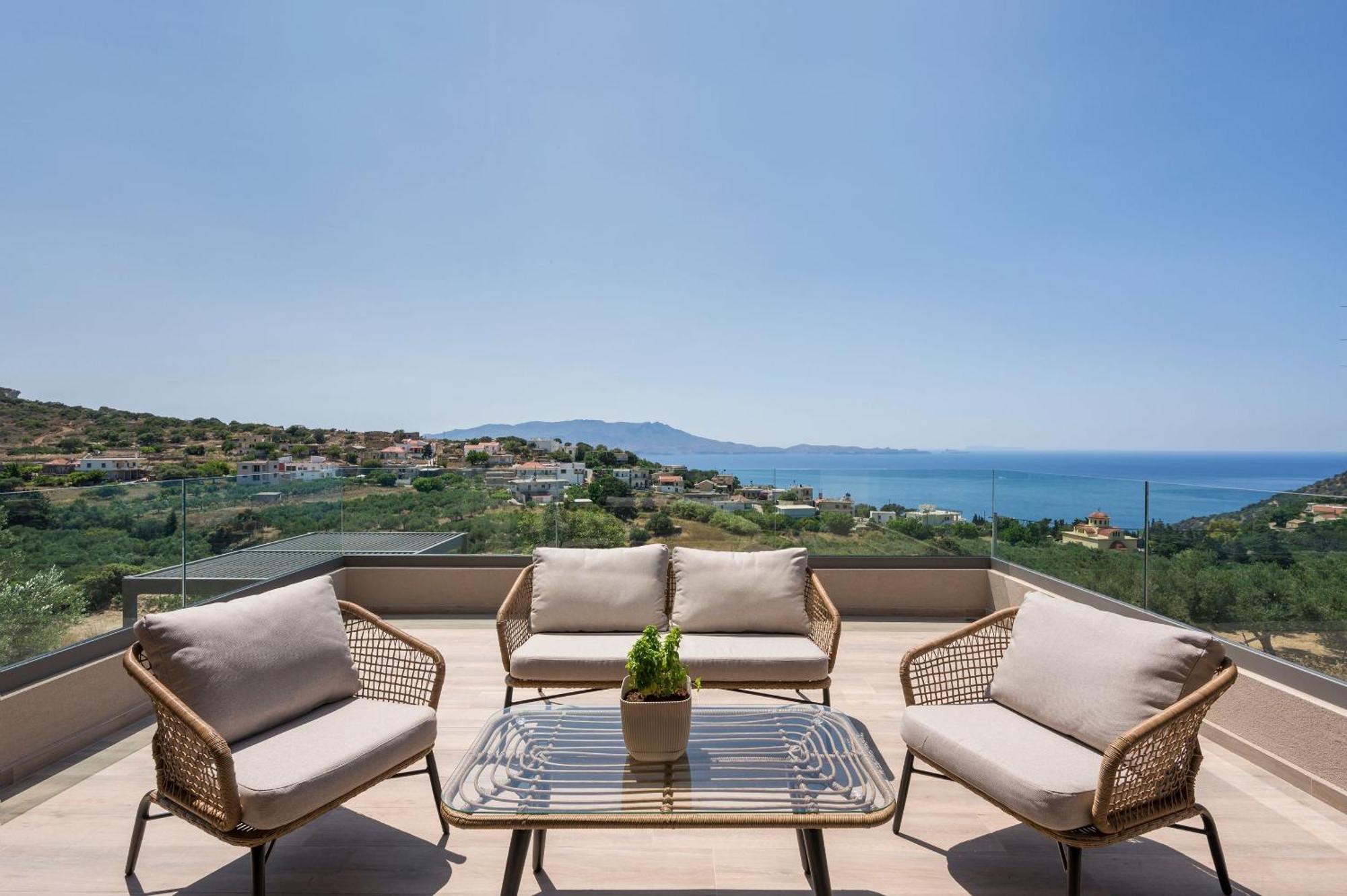 Villa Ekphrasis With Sea View And Jacuzzi Ravdhoúkha المظهر الخارجي الصورة