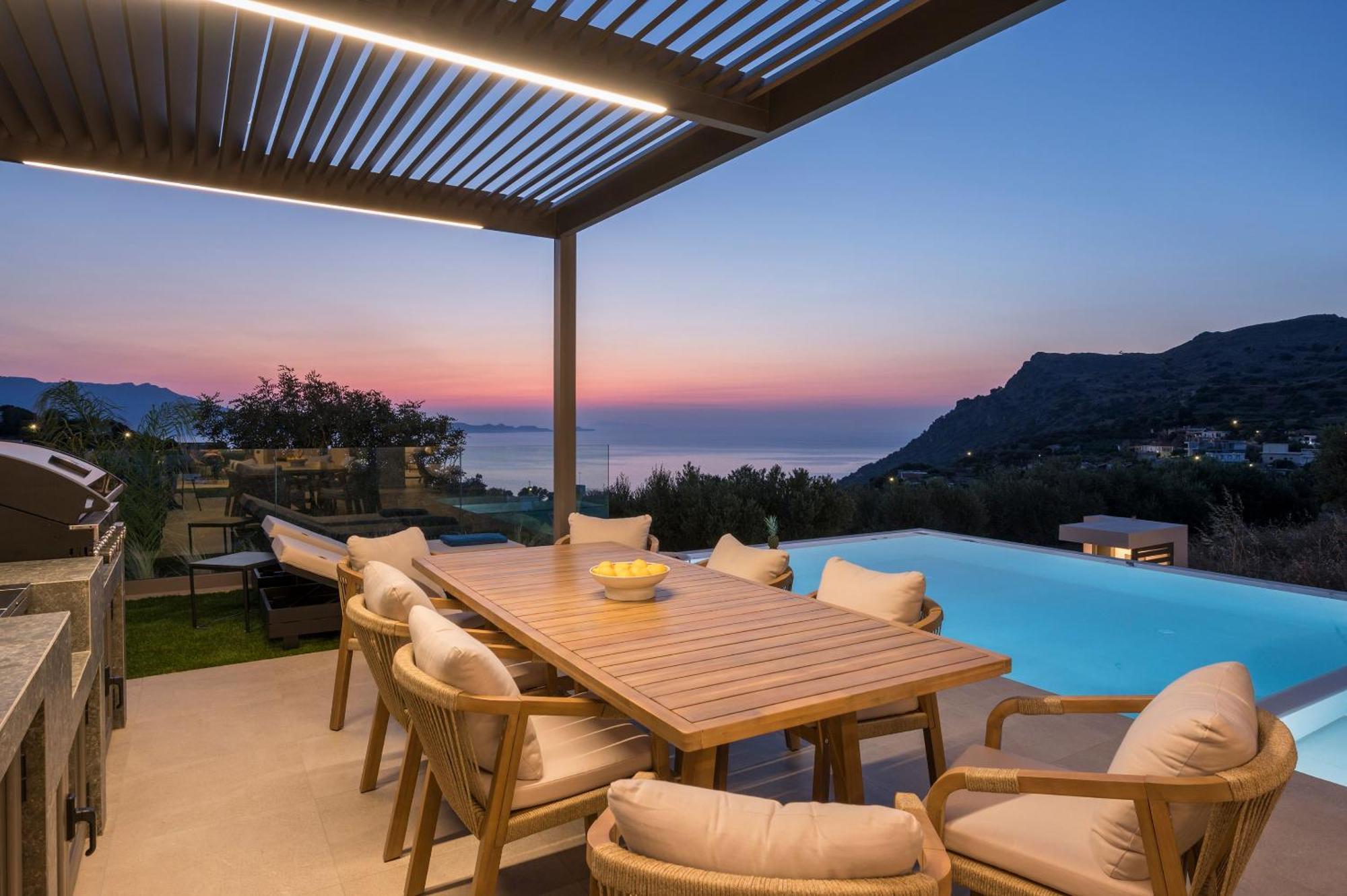 Villa Ekphrasis With Sea View And Jacuzzi Ravdhoúkha المظهر الخارجي الصورة