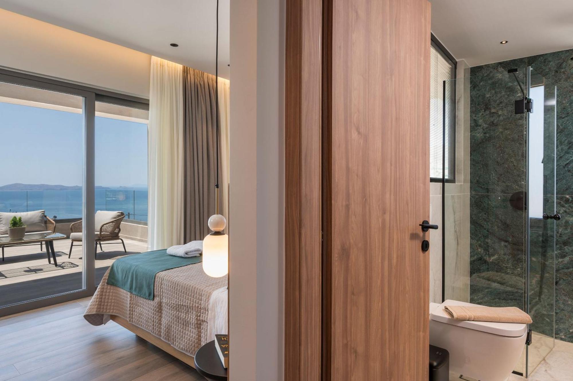 Villa Ekphrasis With Sea View And Jacuzzi Ravdhoúkha المظهر الخارجي الصورة